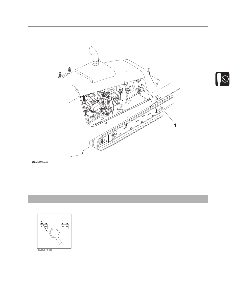 Battery, Jt9 operator’s manual | Ditch Witch JT9 User Manual | Page 38 / 165