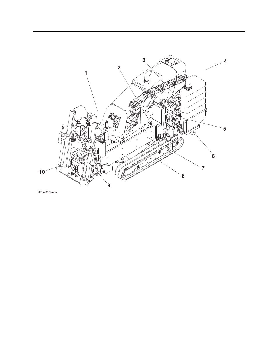 Unit components, Jt9 operator’s manual | Ditch Witch JT9 User Manual | Page 5 / 165