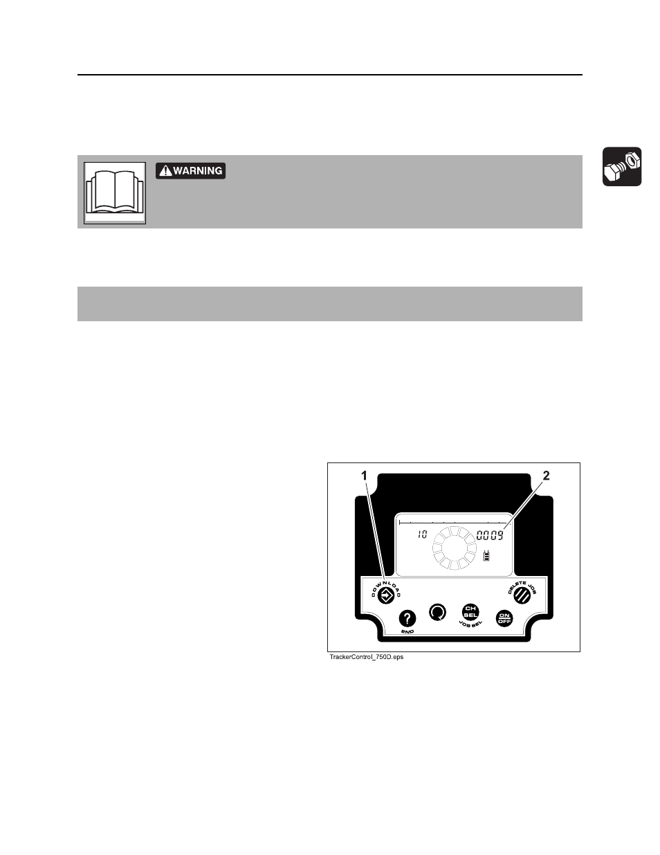 Tracker control, Overview, Operation | Ditch Witch JT1220 User Manual | Page 130 / 201