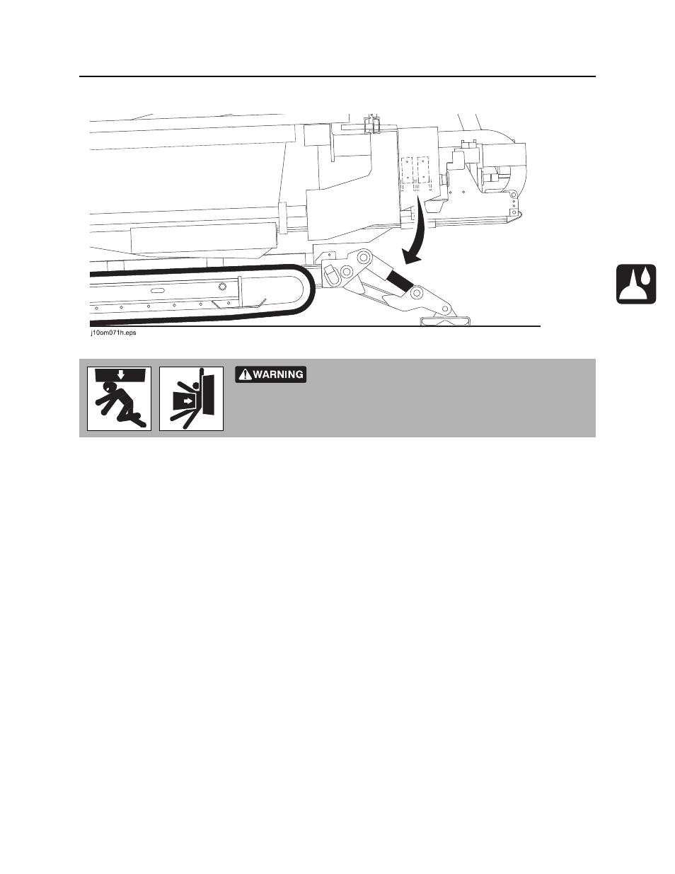 Working under drilling unit | Ditch Witch JT1220 User Manual | Page 164 / 201