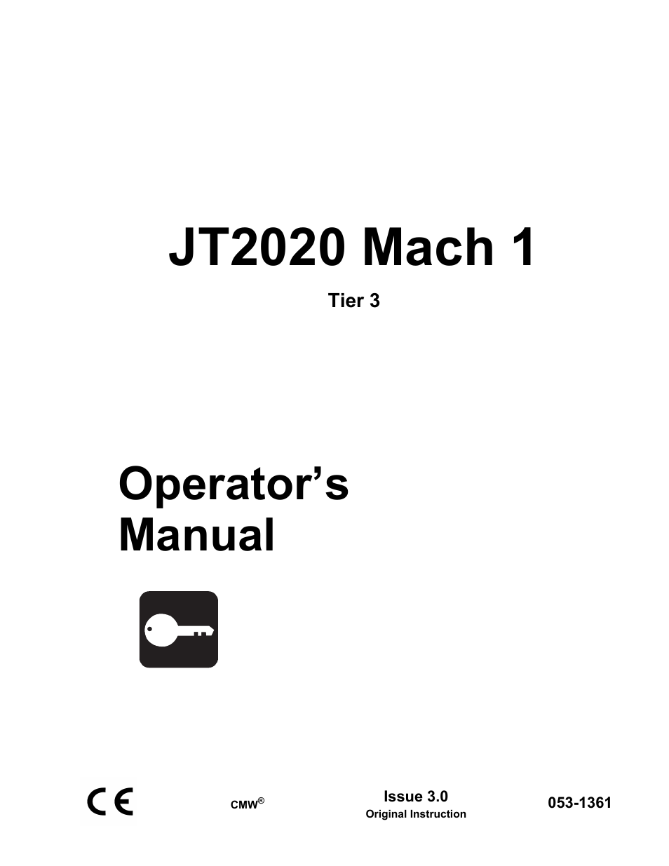 Ditch Witch JT2020 User Manual | 203 pages