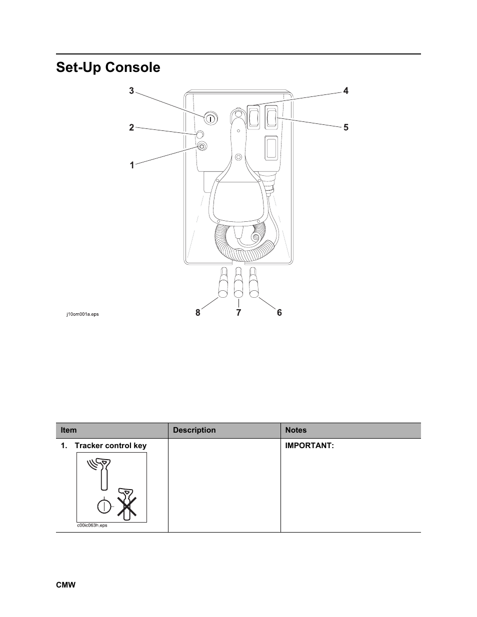 Set-up console | Ditch Witch JT2020 User Manual | Page 23 / 203