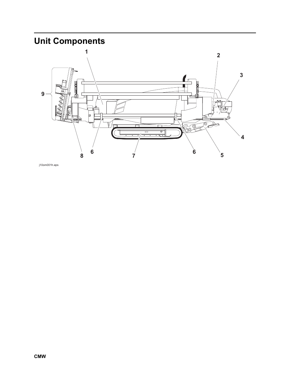 Unit components | Ditch Witch JT2020 User Manual | Page 5 / 203