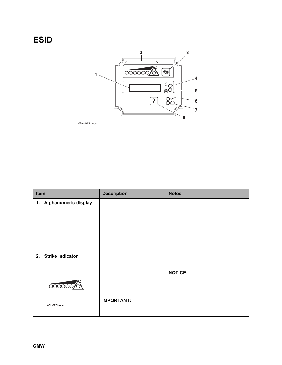 Esid | Ditch Witch JT2020 User Manual | Page 51 / 203