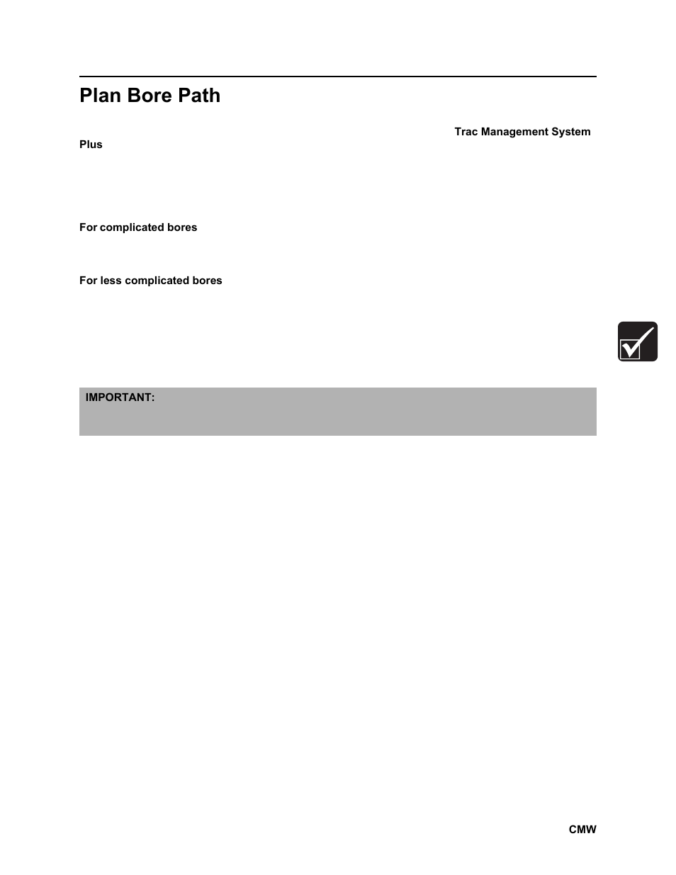 Plan bore path | Ditch Witch JT2020 User Manual | Page 72 / 203