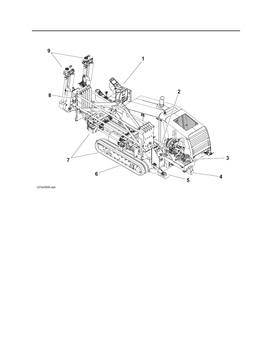 Unit components, Jt25 operator’s manual | Ditch Witch JT25 User Manual | Page 5 / 203