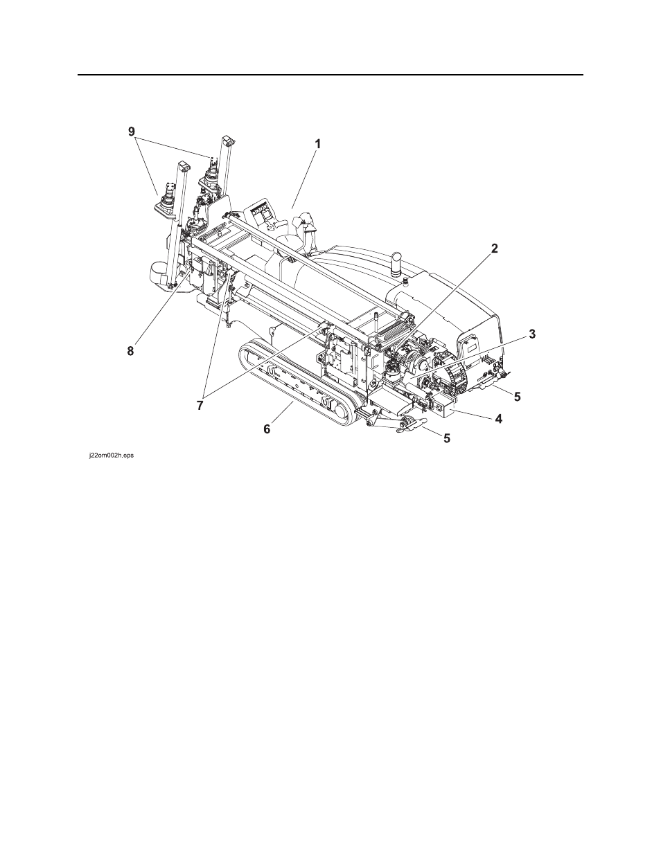 Unit components, Jt30 /jt30 all terrain operator’s manual | Ditch Witch JT30AT User Manual | Page 5 / 245