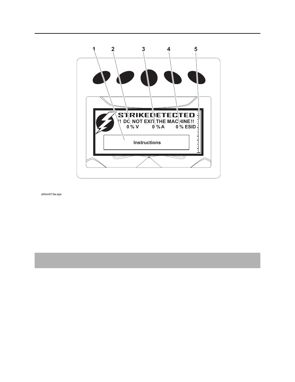 Esid strike display, Jt60/jt60 all terrain operator’s manual | Ditch Witch JT60AT User Manual | Page 30 / 218