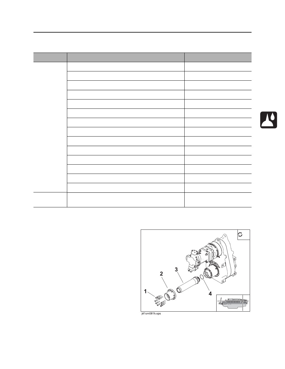 As needed, Drilling unit | Ditch Witch JT100AT User Manual | Page 220 / 243