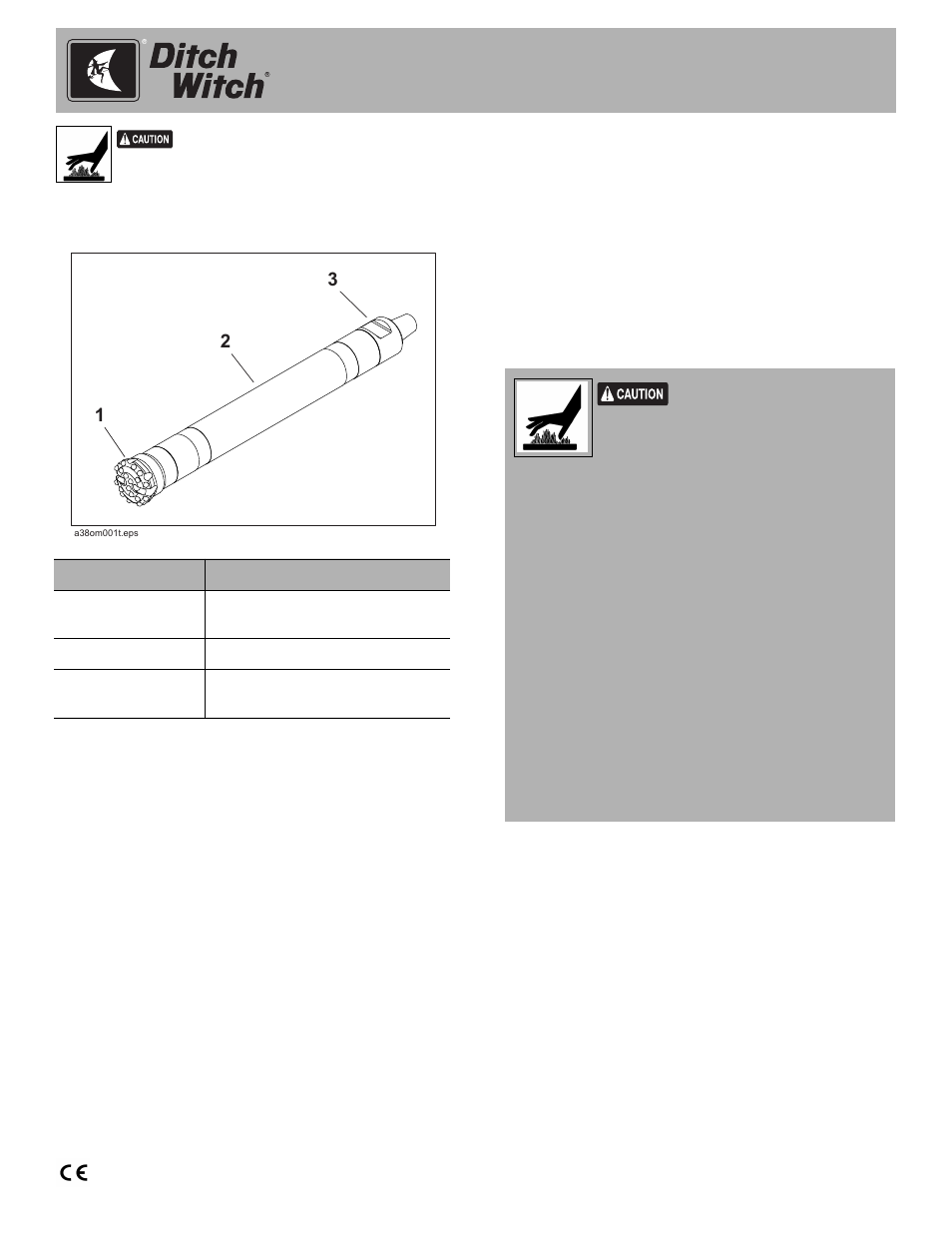 Overview, Prepare foam mix | Ditch Witch AT Air Hammer User Manual | Page 2 / 11