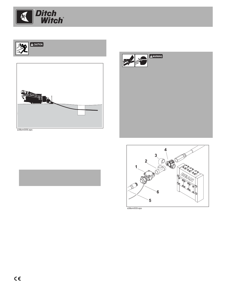 Prepare entry point, Connect air adaptor | Ditch Witch AT Air Hammer User Manual | Page 3 / 11