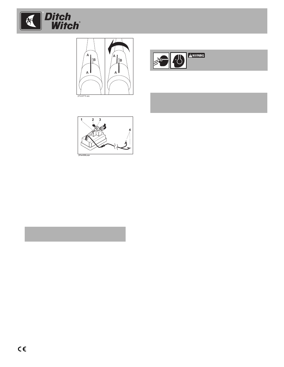 Operate air hammer, Monitor gauges | Ditch Witch AT Air Hammer User Manual | Page 5 / 11