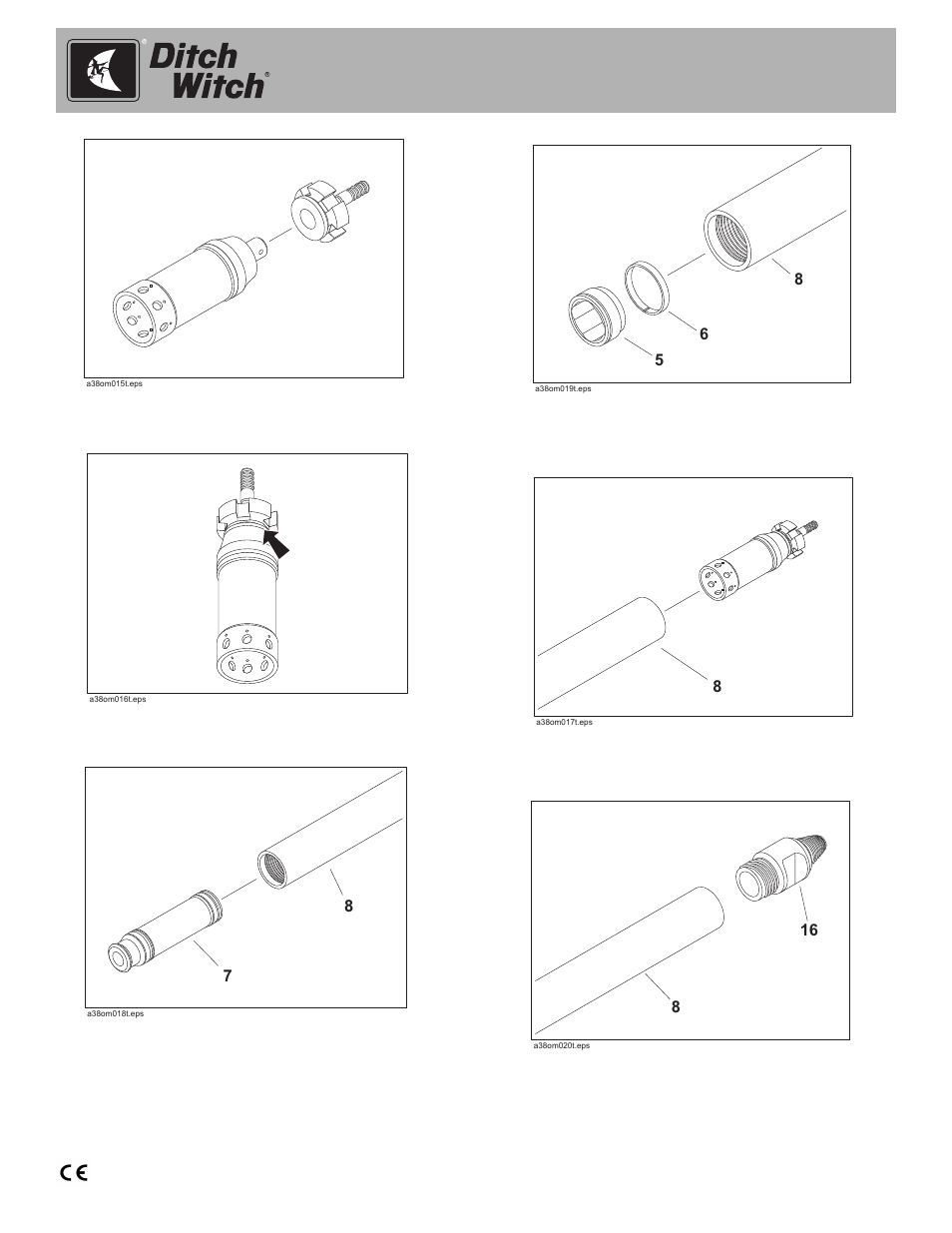 Ditch Witch AT Air Hammer User Manual | Page 9 / 11