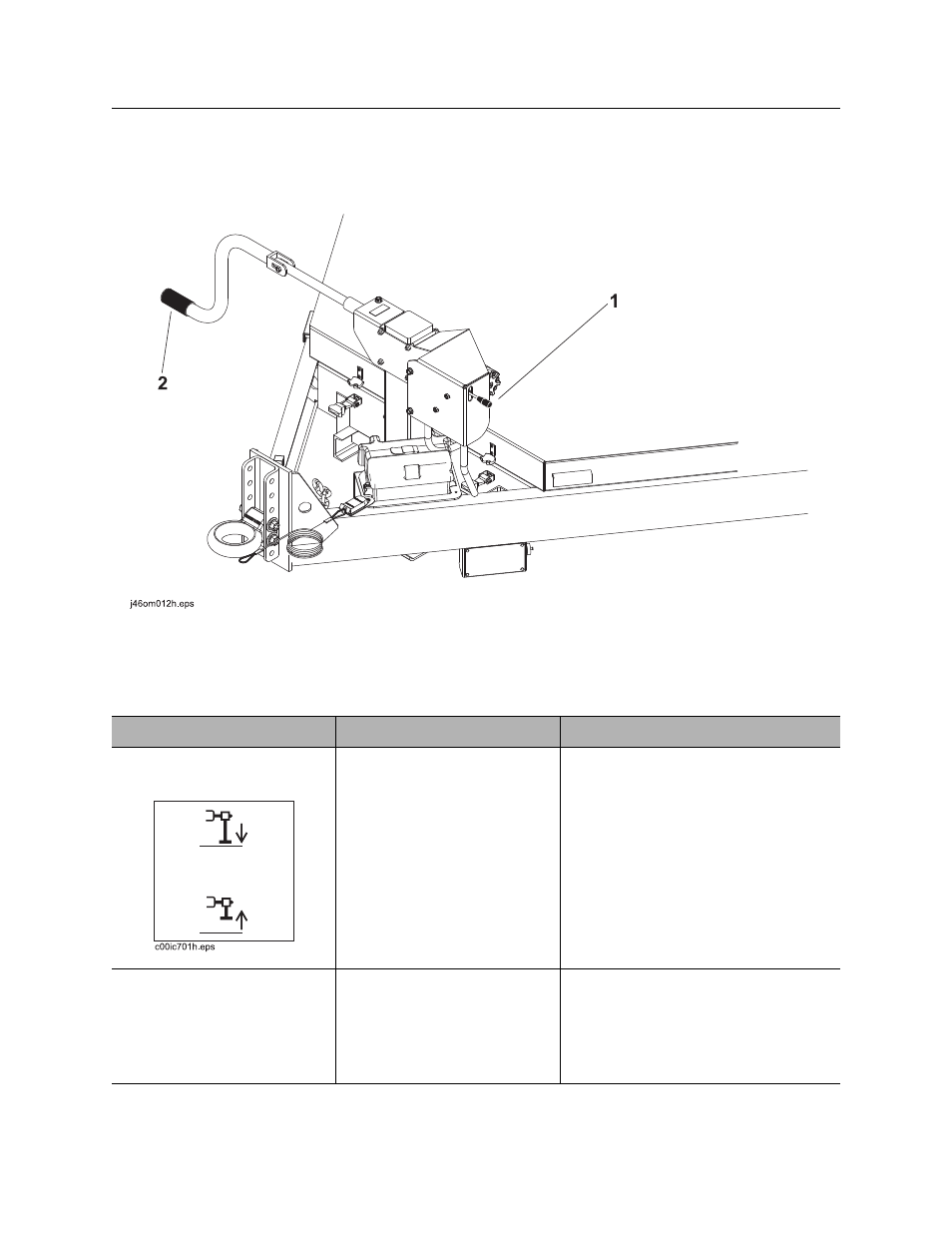 Trailer controls, Mr90 operator’s manual | Ditch Witch MR90 User Manual | Page 42 / 121