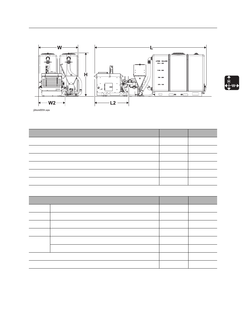 Specifications, Fm25 operator’s manual | Ditch Witch FM25 User Manual | Page 58 / 67