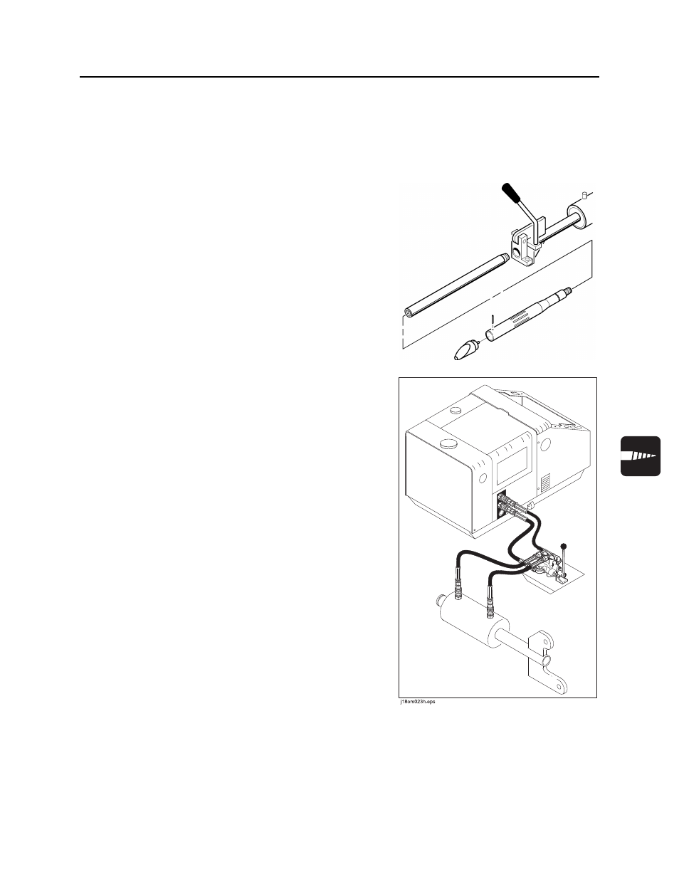 Back brace, P80/pp25 operator’s manual | Ditch Witch P80 User Manual | Page 46 / 71