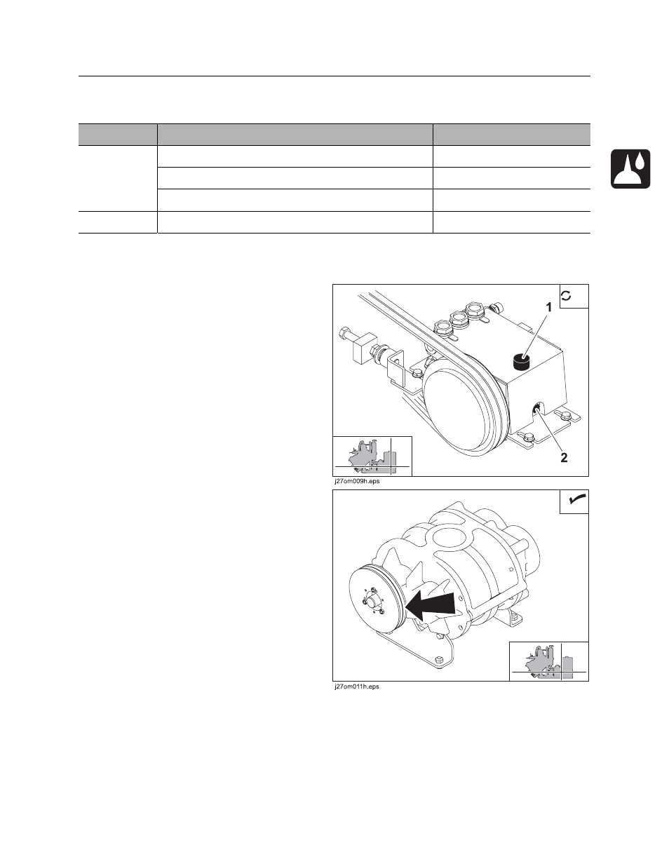 100 hour, Vacuum system, Fx20 operator’s manual | Ditch Witch FX20 User Manual | Page 70 / 100