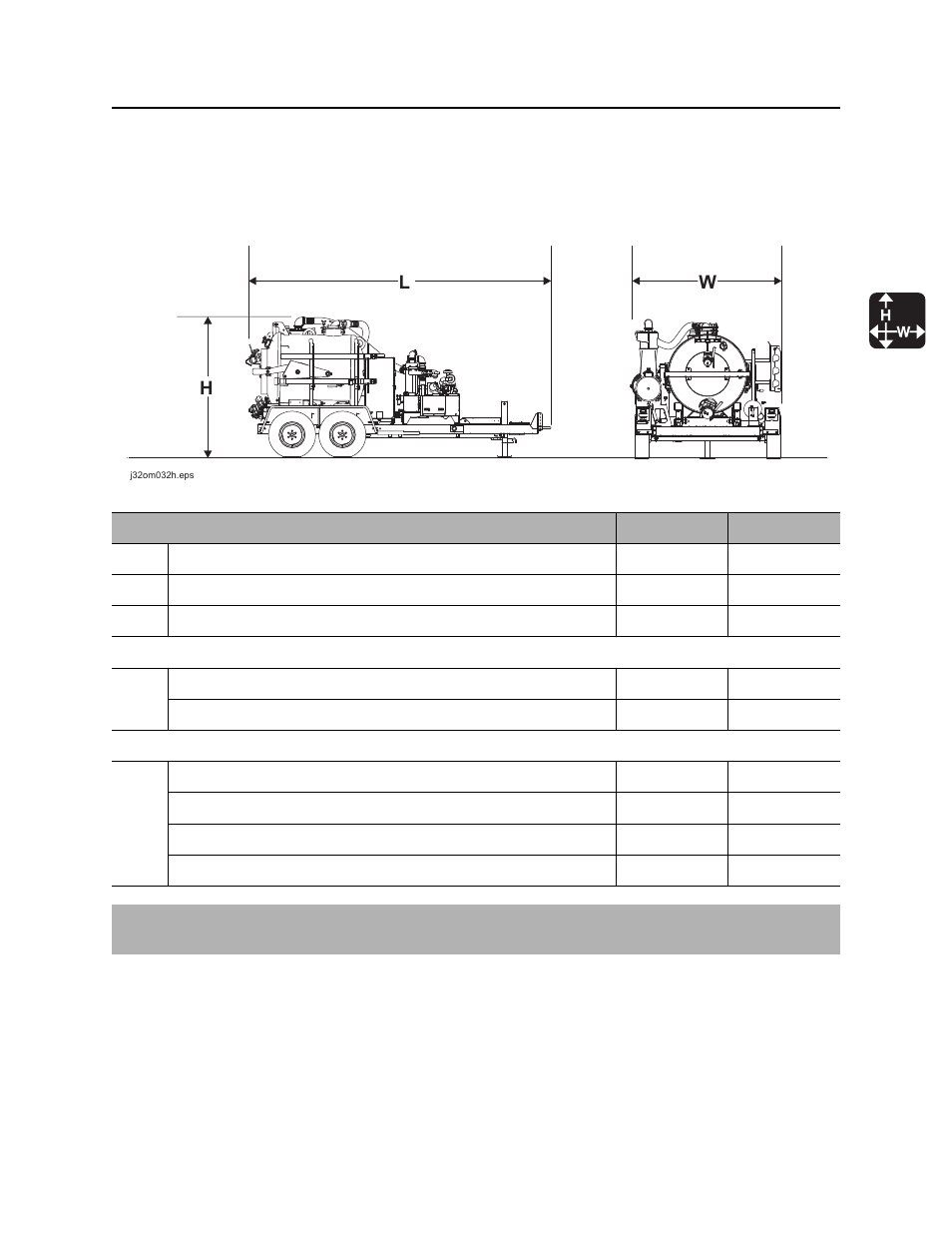 Specifications, Fx25 operator’s manual | Ditch Witch FX25 User Manual | Page 100 / 119
