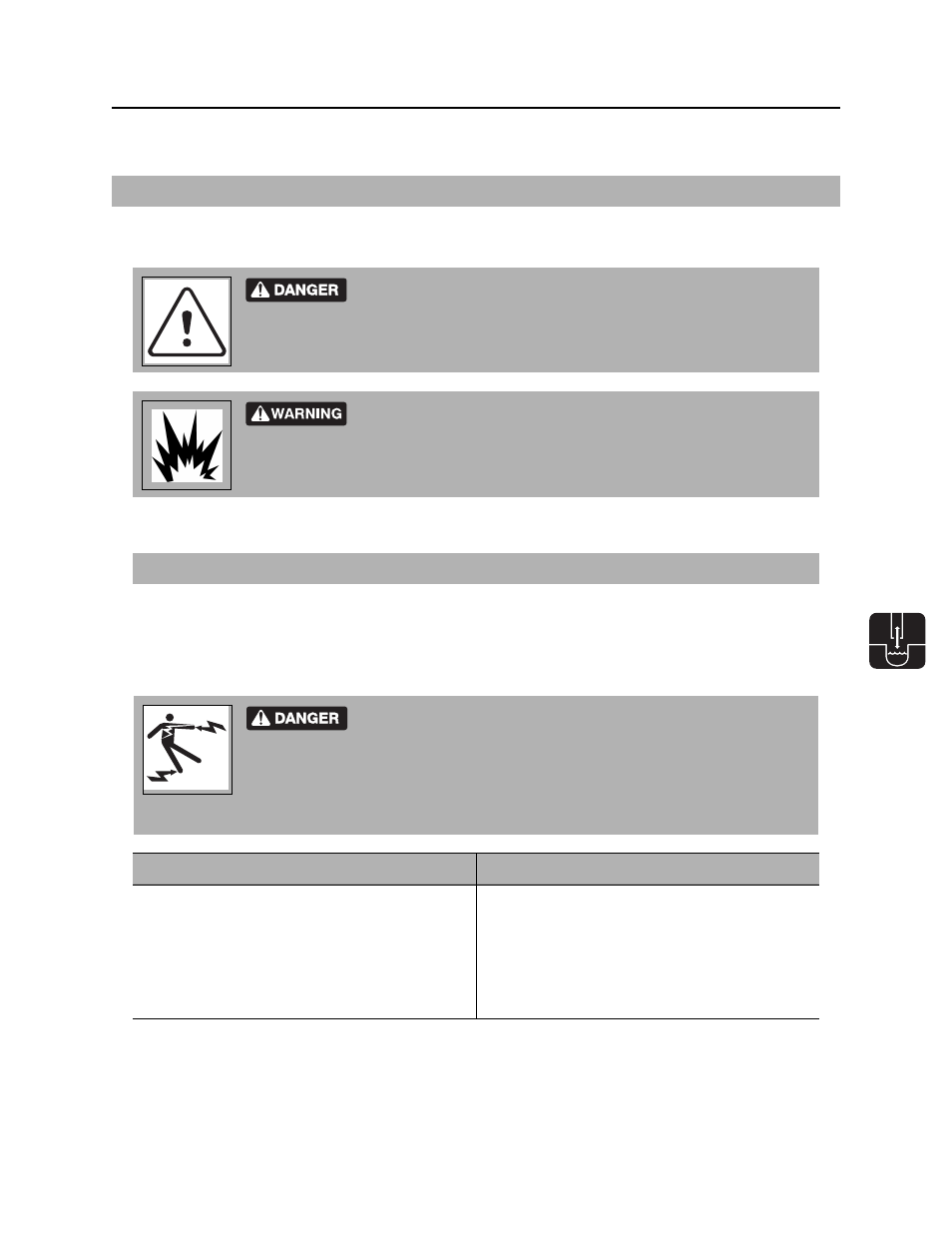 Pothole, Fx25 operator’s manual | Ditch Witch FX25 User Manual | Page 50 / 119