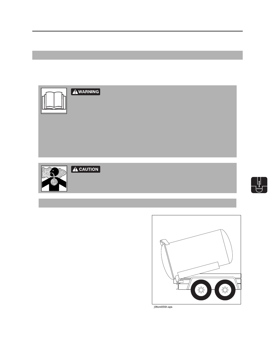 Drain tank, Fx25 operator’s manual | Ditch Witch FX25 User Manual | Page 52 / 119
