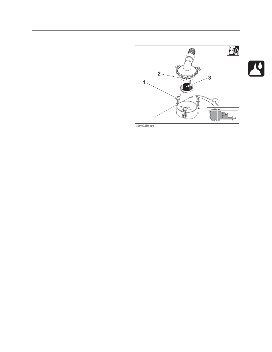 Debris tank, Fx25 operator’s manual | Ditch Witch FX25 User Manual | Page 92 / 119