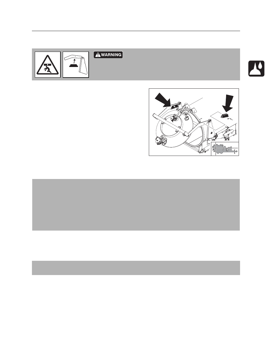 Working under raised tank door, Welding precaution, Washing precaution | Fx30/fxt30 operator’s manual | Ditch Witch FXT30 User Manual | Page 82 / 149