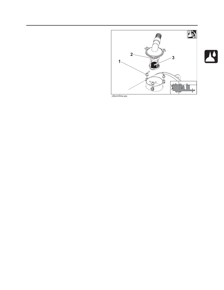 Debris tank, Fx50 operator’s manual | Ditch Witch FXT50 User Manual | Page 106 / 141