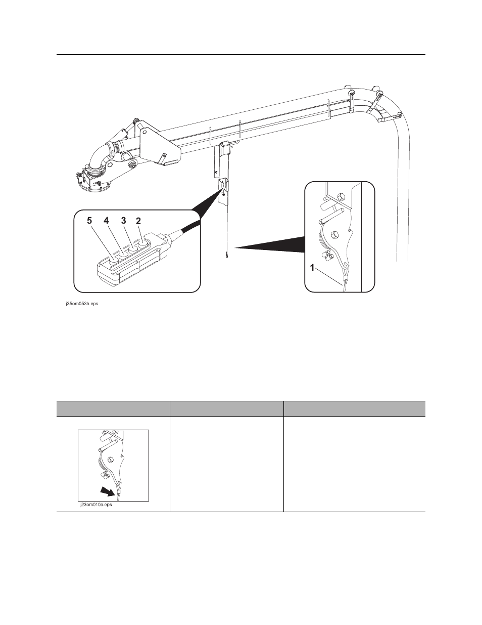 Vacuum boom (optional), Fx50 operator’s manual | Ditch Witch FXT50 User Manual | Page 35 / 141