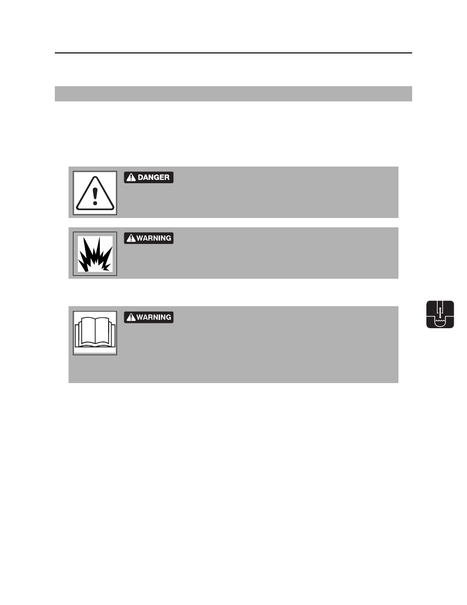 Remove debris, Procedure, Fx50 operator’s manual | Ditch Witch FXT50 User Manual | Page 60 / 141