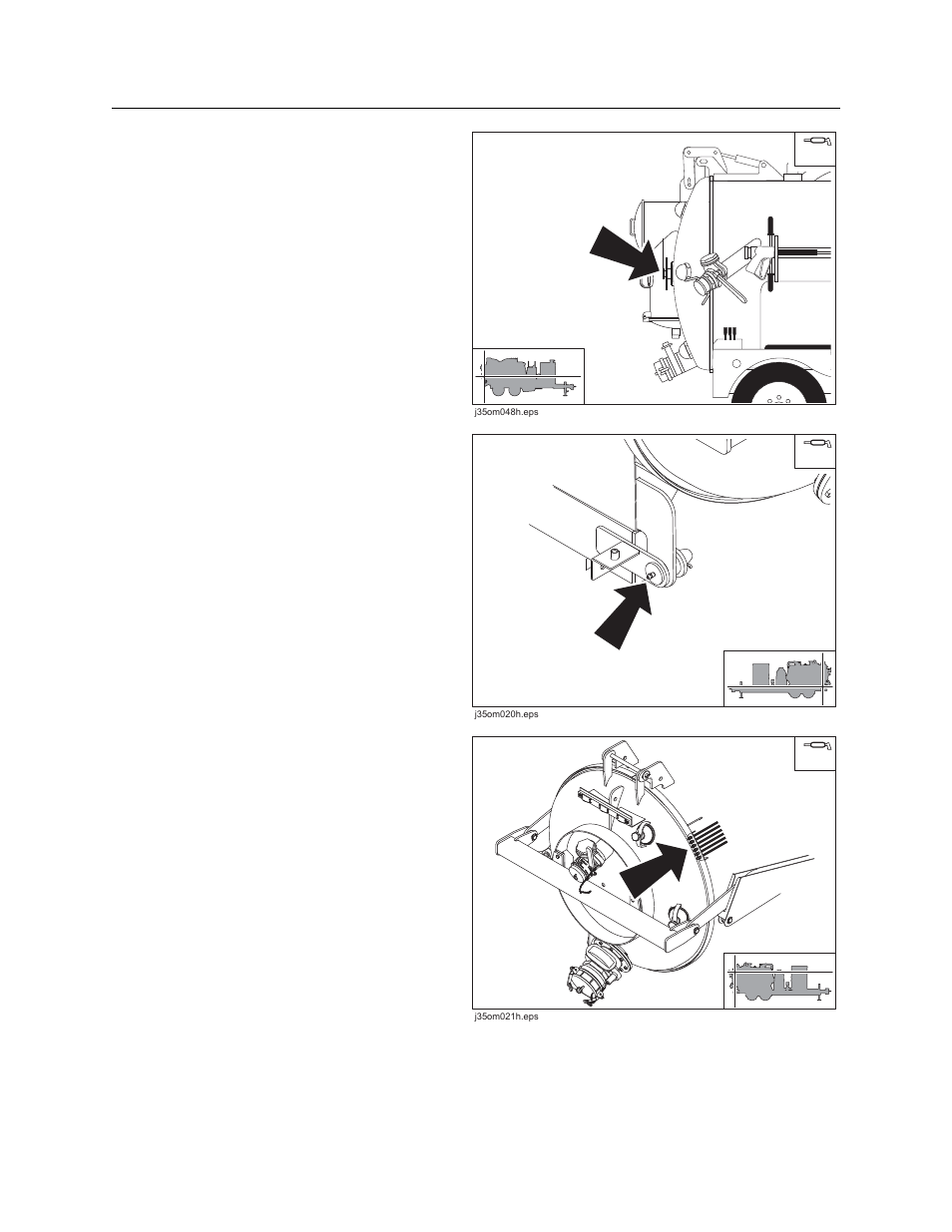 Debris tank, Vacuum boom, 50 hour | Lube door lock screw (1200 tank), Lube tank pivot pins (800 tanks), Lube boom pivot | Ditch Witch FXT60 User Manual | Page 109 / 157