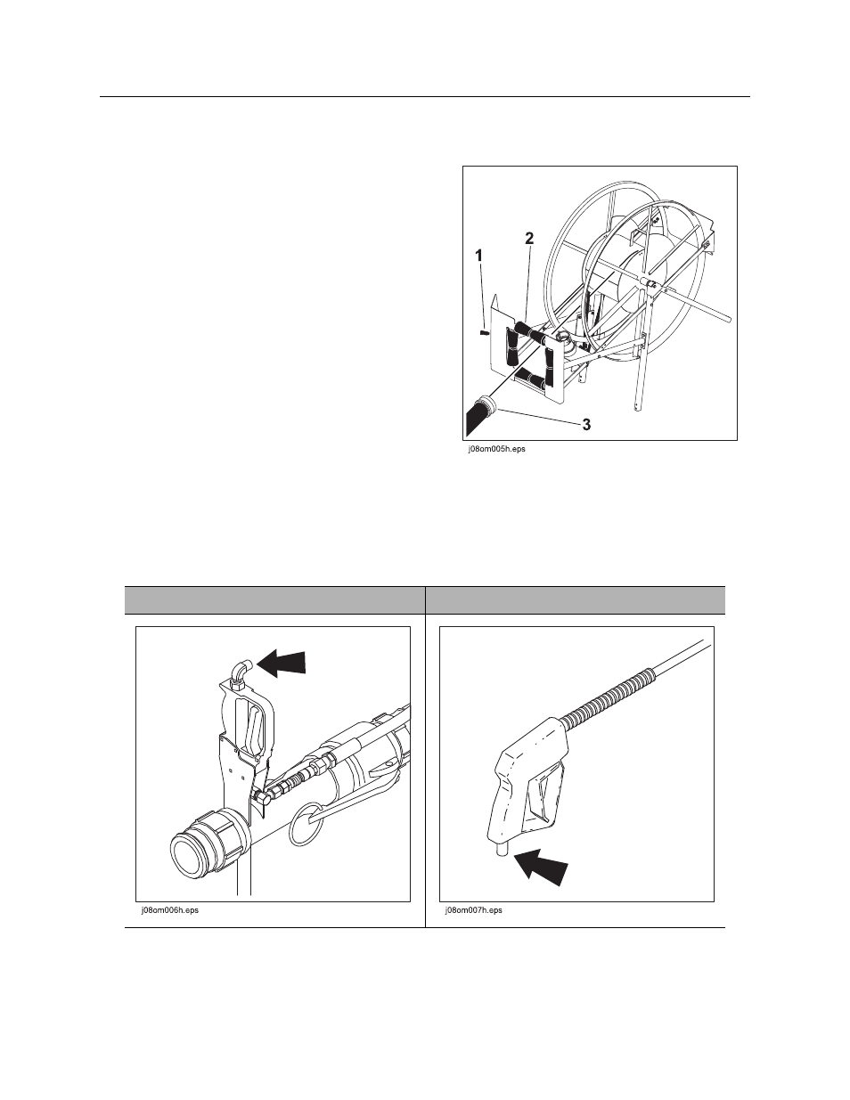 Connect hoses, E 66 | Ditch Witch FXT60 User Manual | Page 67 / 157