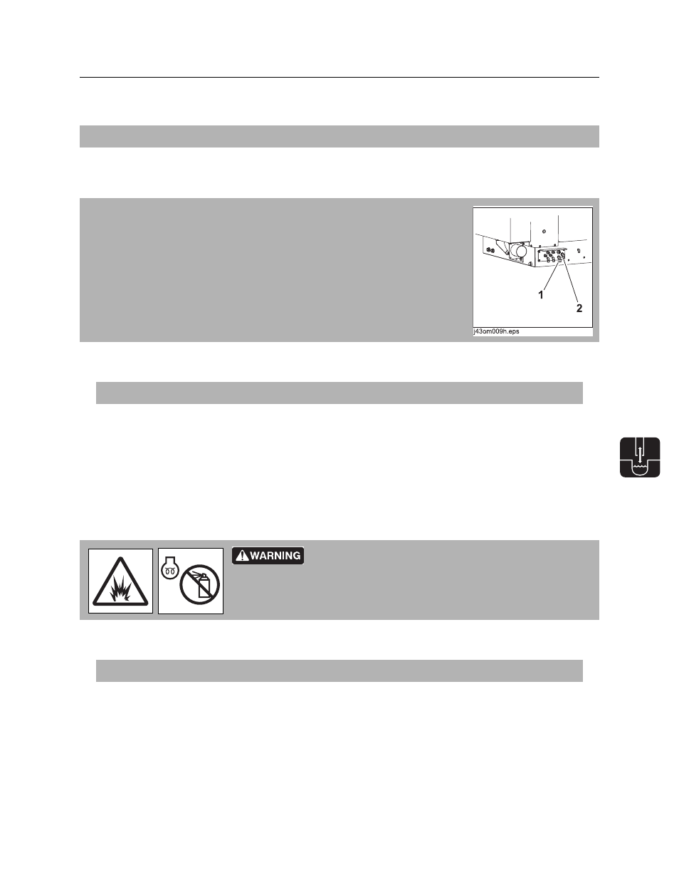 Start unit, Standard procedure, Cold start procedure | E 69) | Ditch Witch FXT60 User Manual | Page 70 / 157