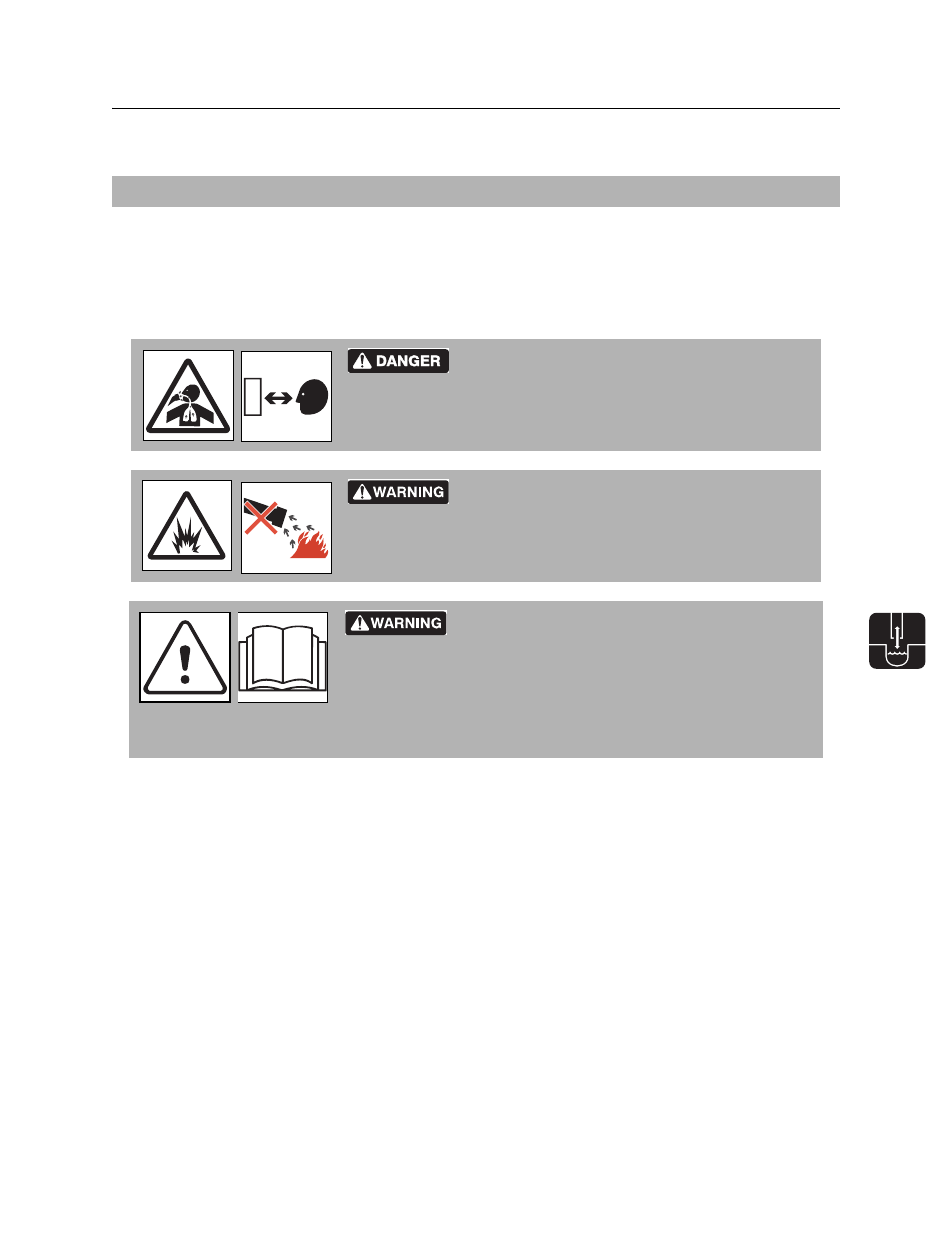 Remove debris, Procedure, E 71 | Ditch Witch FXT60 User Manual | Page 72 / 157