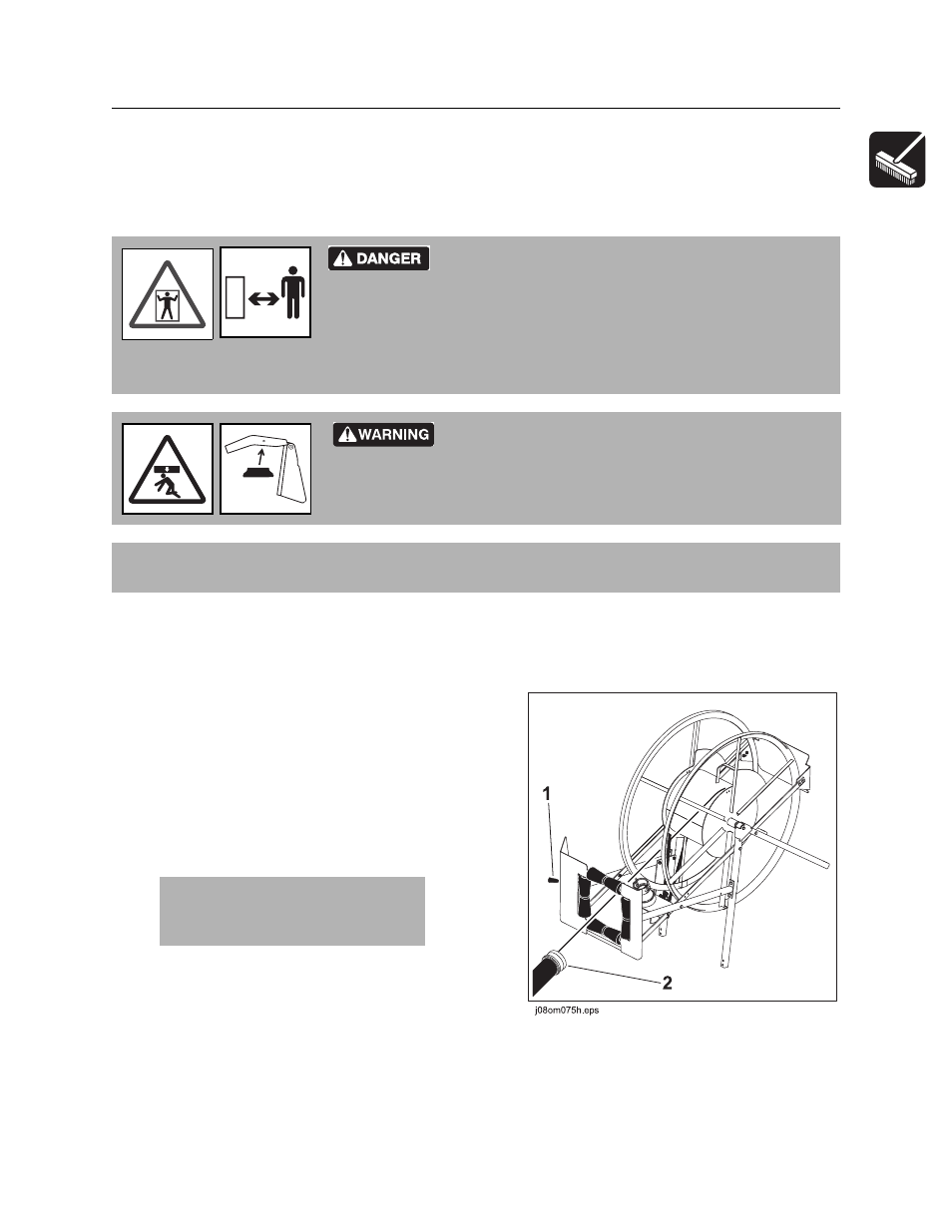 Rinse equipment, Disconnect, E 83) | Ge 83 | Ditch Witch FXT60 User Manual | Page 84 / 157