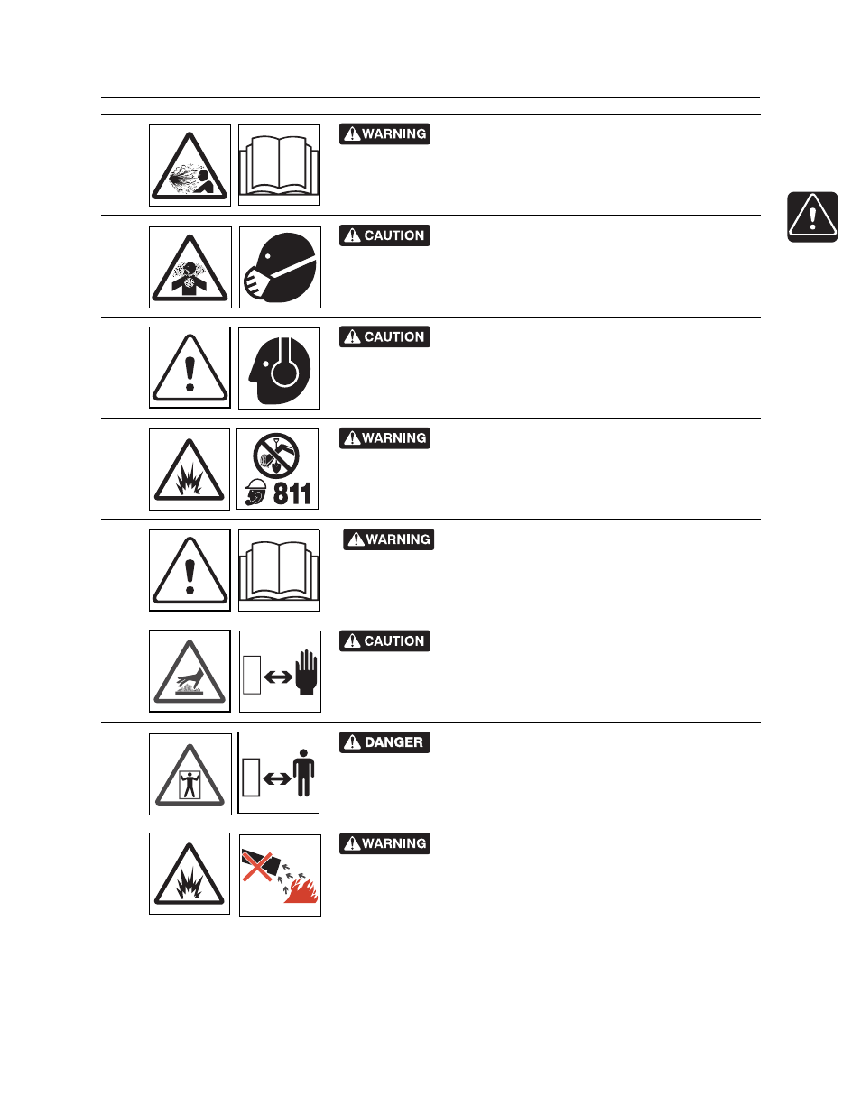 Mv800 operator’s manual, Machine safety alerts | Ditch Witch MV800 User Manual | Page 18 / 111