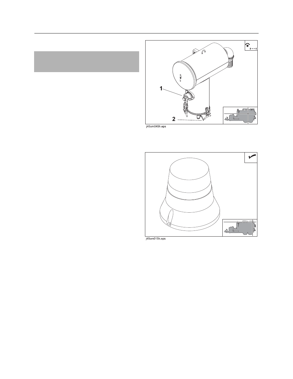 Debris tank, Mv800 operator’s manual | Ditch Witch MV800 User Manual | Page 73 / 111