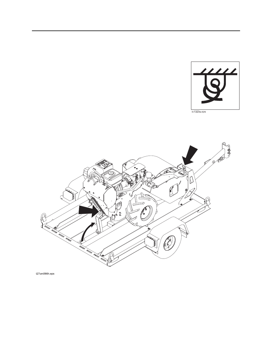 Tie down | Ditch Witch RT Line User Manual | Page 45 / 115