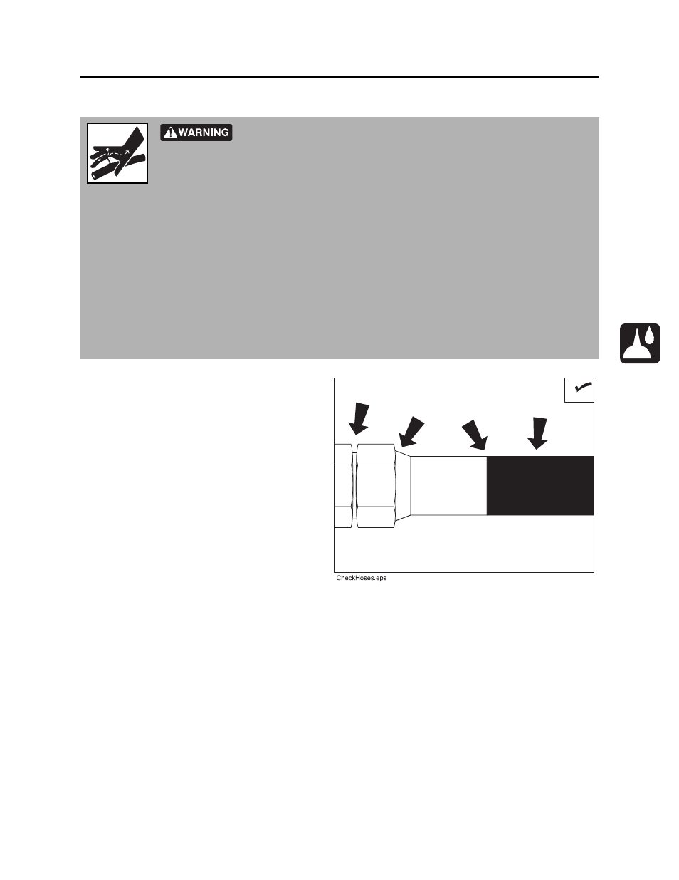 Check hydraulic hoses | Ditch Witch RT Line User Manual | Page 82 / 115