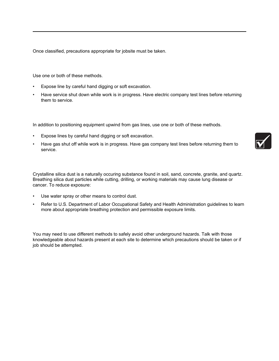 Apply precautions, Rt30 operator’s manual | Ditch Witch RT30 User Manual | Page 40 / 97