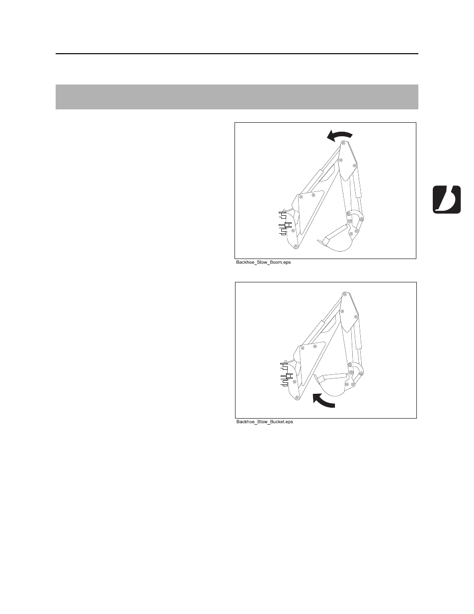 Stow, Rt45 operator’s manual | Ditch Witch RT45 User Manual | Page 104 / 203