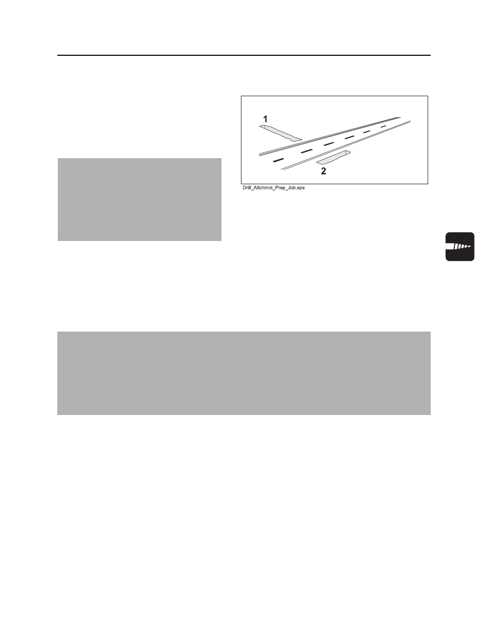 Prepare jobsite and equipment, Approach trench (1), Target trench (2) | Rt45 operator’s manual | Ditch Witch RT45 User Manual | Page 108 / 203