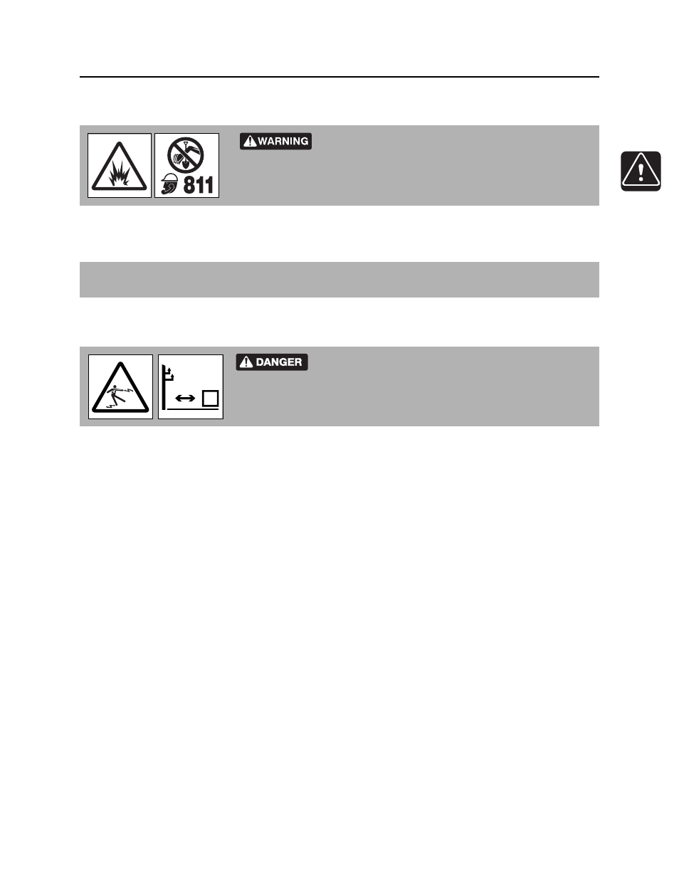 Emergency procedures, Electric strike description, Rt45 operator’s manual | Ditch Witch RT45 User Manual | Page 14 / 203