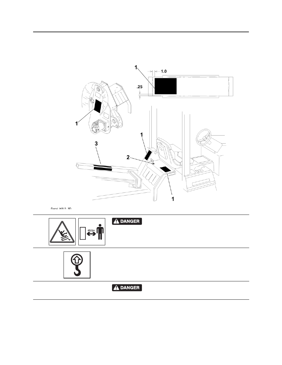 Attachment safety alerts, H313, Rt45 operator’s manual | Ditch Witch RT45 User Manual | Page 21 / 203