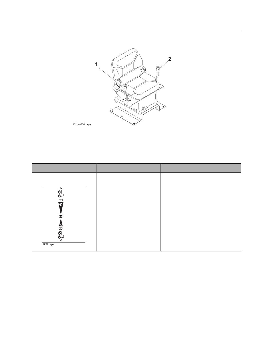 Seat deck, Rt55 t4i operator’s manual | Ditch Witch RT55 User Manual | Page 35 / 177