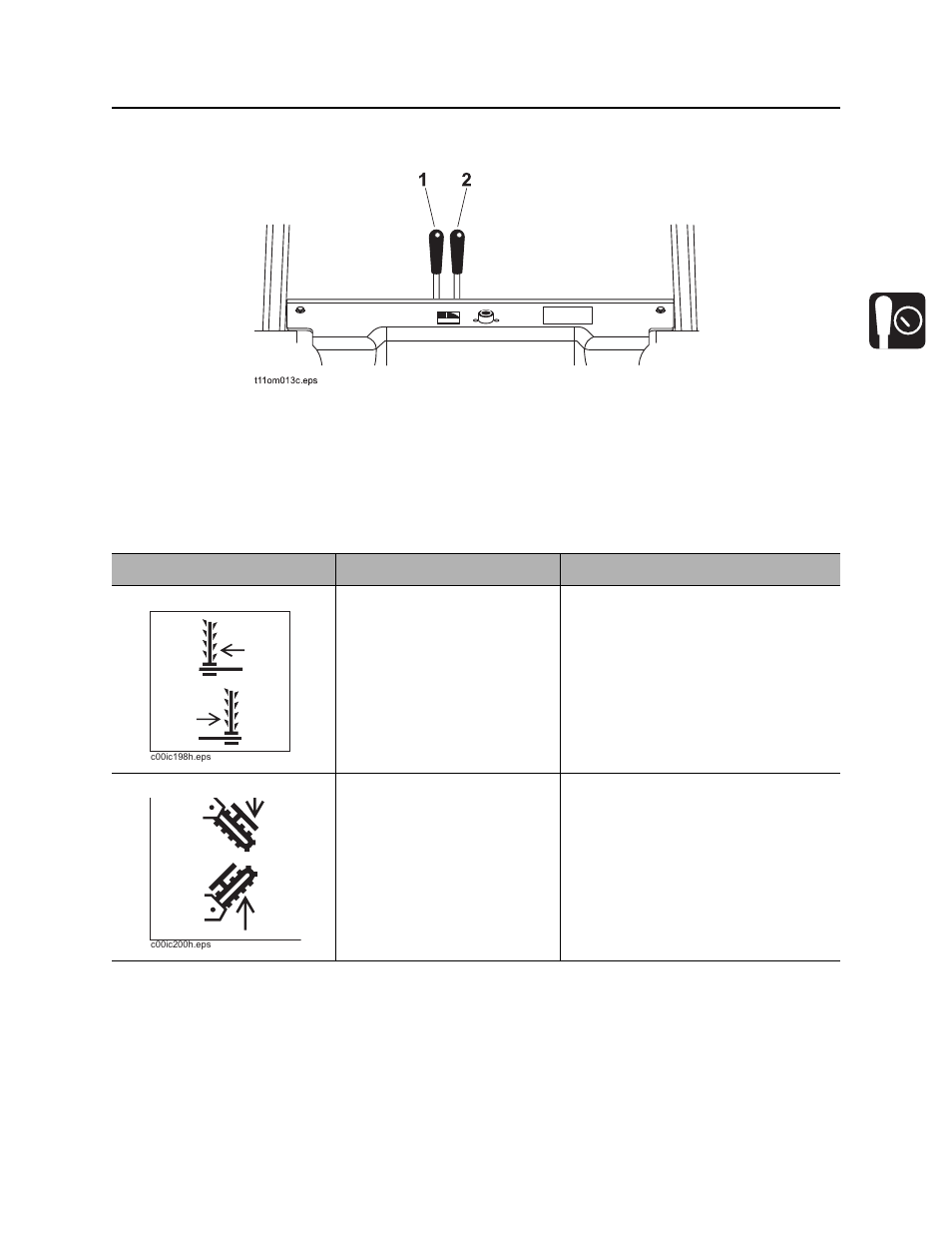 Trencher controls, Rt55 t4i operator’s manual | Ditch Witch RT55 User Manual | Page 40 / 177
