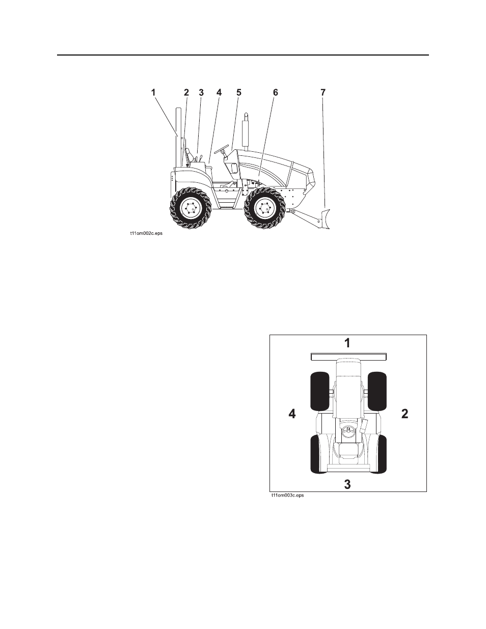 Unit components, Operator orientation, Unit components operator orientation | Rt55 t4i operator’s manual | Ditch Witch RT55 User Manual | Page 5 / 177