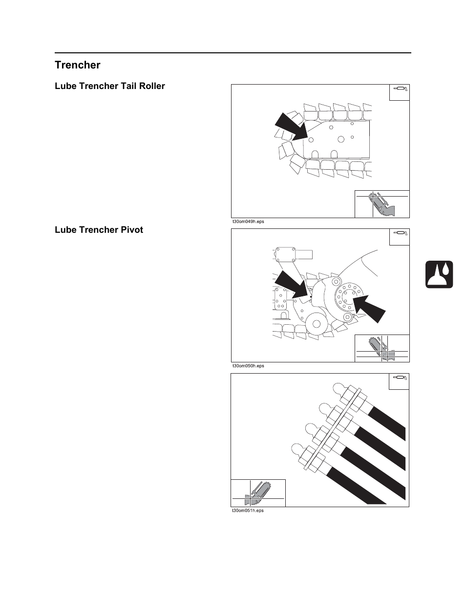Trencher, Rt100 powershift operator’s manual | Ditch Witch RT100 User Manual | Page 114 / 161