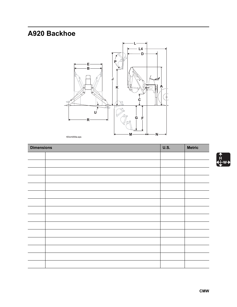 A920 backhoe, Rt100 powershift operator’s manual | Ditch Witch RT100 User Manual | Page 154 / 161