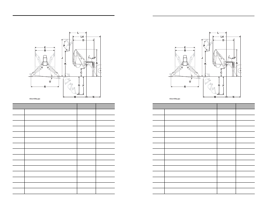 A720 backhoe | Ditch Witch RT115 User Manual | Page 238 / 252