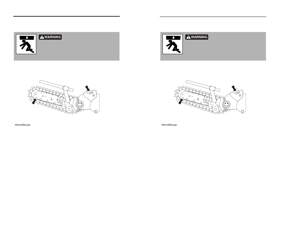 Centerline trencher | Ditch Witch RT115 User Manual | Page 68 / 252